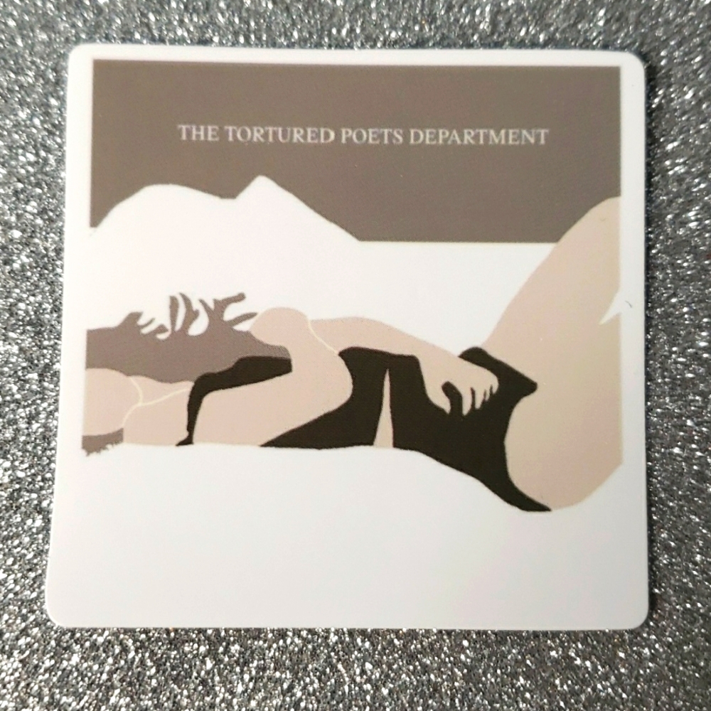 10/$10 Taylor Swift Waterproof Sticker Tortured Poets Department